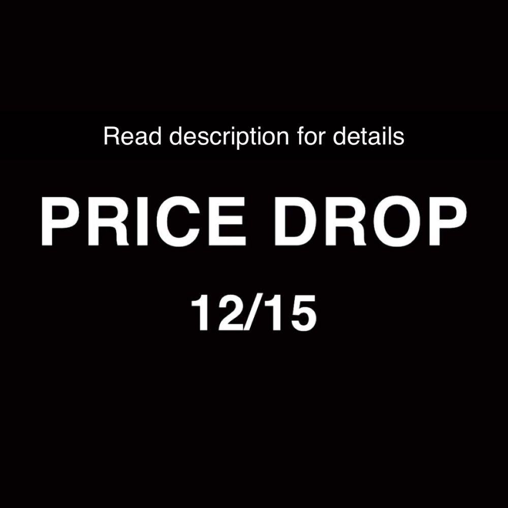 Price Drop December 15, 2020